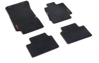 Genuine Alfa Romeo Giulia Carpet Mats For Rwd Version - Red