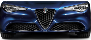 Genuine Alfa Romeo Giulia Front Grille With Carbon Fibre Insert For Giulia And Super Versions