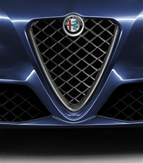 Genuine Alfa Romeo Giulia Front Grille With Carbon Fibre Insert For Quadrifoglio Version