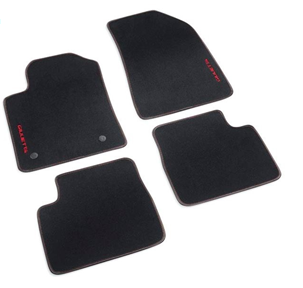 Genuine Alfa Romeo Giulietta Carpet Mats For Mt Version - Red Accents