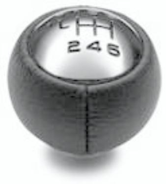 Genuine Citroen Ds4 6-Speed Manual Gear Knob - Grey Leather And Aluminium