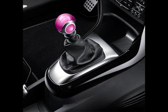 Genuine Citroen Ds3 5 Speed Gear Lever Knob - Fuchsia And Satin Chrome Zamak