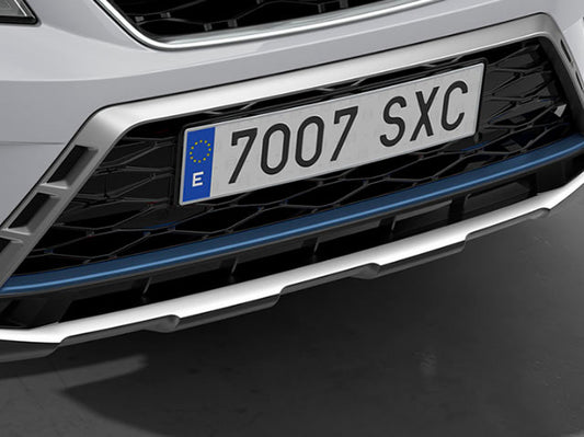 Genuine Seat Ateca Front Bumper Insert - Mystery Blue