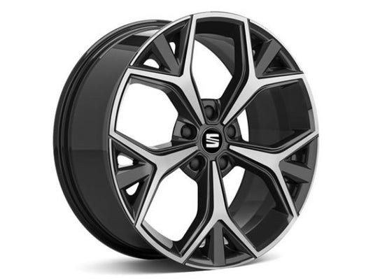 Genuine Seat Ateca 19" Aneto Alloy Wheel - Black