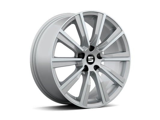 Genuine Seat Leon 18" Alloy Wheel Replica Cup Racer - Silver