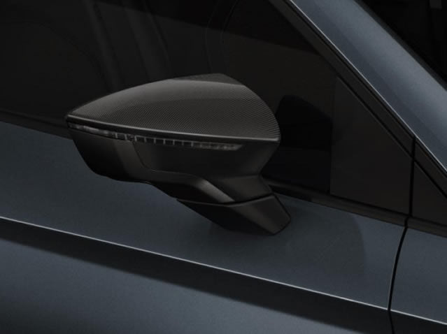 Genuine Seat Arona Carbon Fibre Mirror Covers