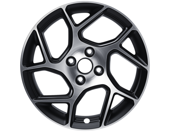 Genuine Ford Fiesta St 17" Alloy Wheel - Black And Machined