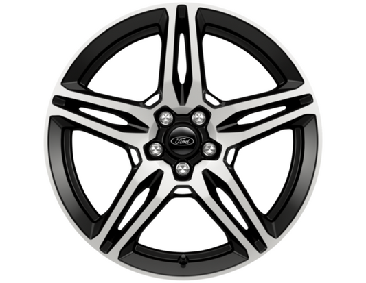 Genuine Ford Kuga 19" 5X2 Spoke Single Alloy - Black Machined