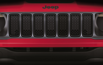 Genuine Jeep Renegade Front Grill - Satin Grey With Black Rings