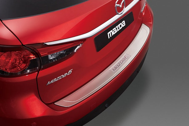 Genuine Mazda 6 Tourer Rear Bumper Protector - Stainless Steel