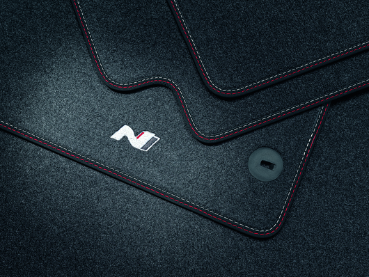 Genuine Hyundai Kona N Velour Floor Mats