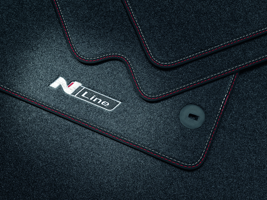 Genuine Hyundai Kona N Line Velour Floor Mats