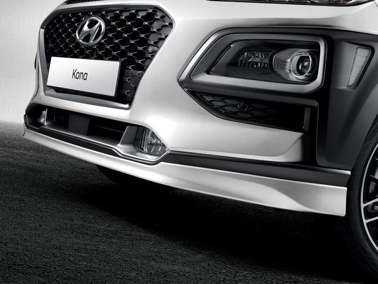 Genuine Hyundai Kona Hybrid Front Splitter - Chalk White