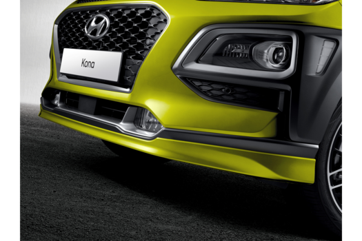 Genuine Hyundai Kona Front Splitter - Acid Yellow