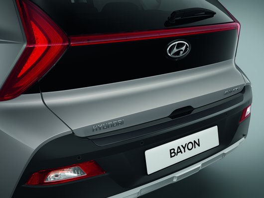 Genuine Hyundai Bayon Rear Bumper Trim -  Black Grained Finish