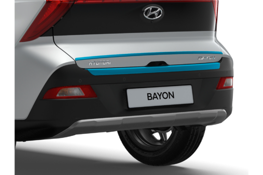 Genuine Hyundai Bayon Tailgate Trim - Aqua Turquoise