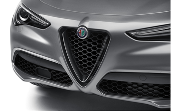 Genuine Alfa Romeo Stelvio Front Grille With Matt Miron Insert