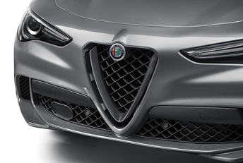 Genuine Alfa Romeo Stelvio Front Grille With Matt Miron Insert For Qv Version