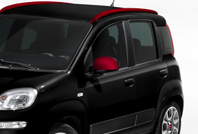 Genuine Fiat Panda Roof Rails - Red