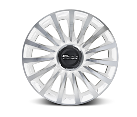 Genuine Fiat 500L 17" White Diamond Cut Alloy