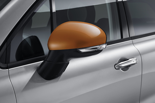 Genuine Fiat 500X Mirror Covers - Orange