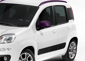 Genuine Fiat Panda Mirror Covers - Violet