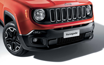 Genuine Jeep Renegade Front Grill And Mirror Covers Kit - Matte Black