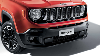 Genuine Jeep Renegade Front Grill And Mirror Covers Kit - Piano Black