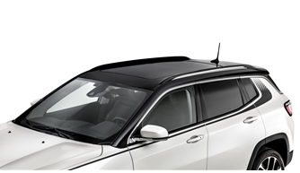 Genuine Jeep Compass Alloy Roof Rails - Bright