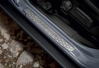 Genuine Jeep Gladiator Sill Protectors - Stainless Steel