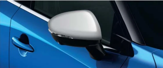 Genuine Nissan Qashqai Mirror Covers - Silver