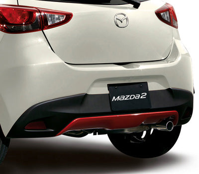 Genuine Mazda 2 Rear Under Trim - Soul Red