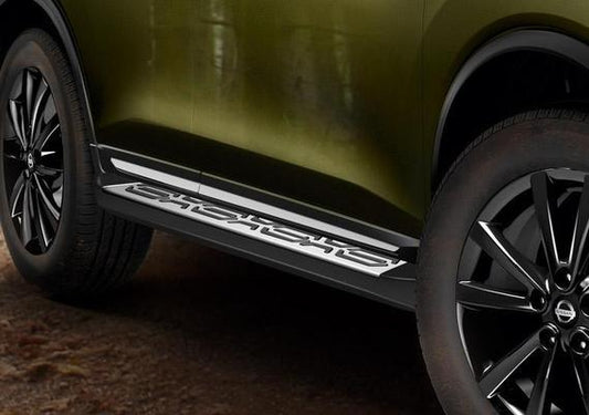 Genuine Nissan X-Trail Illuminated Side Steps In Aluminium