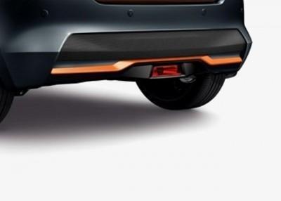 Genuine Nissan Micra Rear Bumper Finishers - Orange