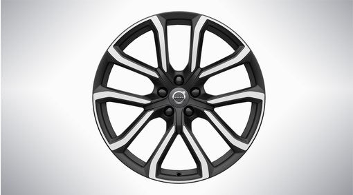 Genuine Volvo Xc90 20" 5 Double Spoke Matt Tech Black/Diamond Cut Alloy Wheel