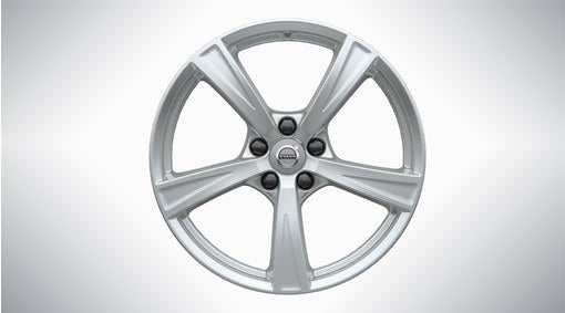 Genuine Volvo Xc90 18" 5 Spoke Sparkling Silver Alloy Wheel