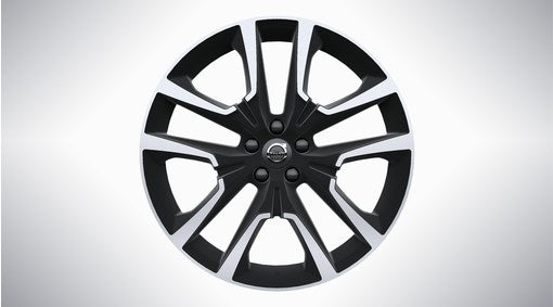 Genuine Volvo V90 Cross Country 20" 5 Spoke Alloy Wheel In Matt Tech Black/Diamond Cut