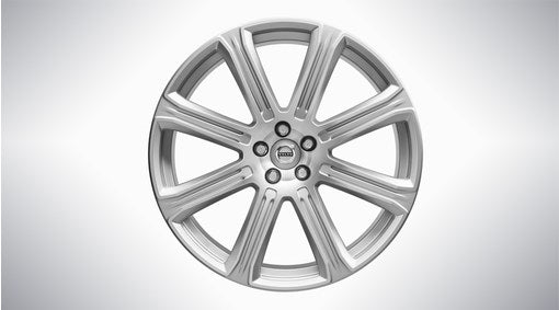 Genuine Volvo Xc90 21" 8 Spoke Silver/Diamond Cut Alloy Wheel