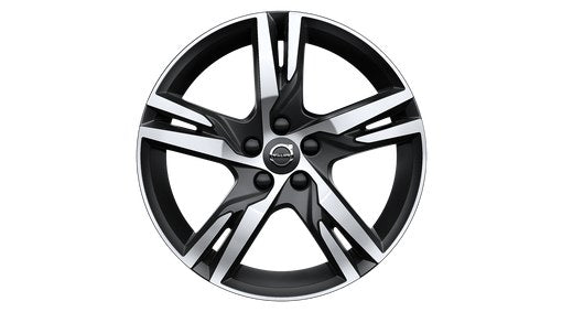 Genuine Volvo Xc40 19" 5 Double Spoke Alloy Wheel In Matt Black/Diamond Cut - Not For Recharge Models