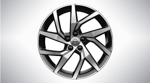 Genuine Volvo V60 18" 5 Y Spoke Alloy Wheel In Black/Diamond Cut