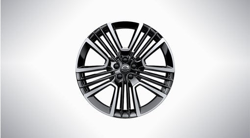 Genuine Volvo Xc40 21" 5 Triple Spoke Aloy Wheel In Black/Diamond Cut