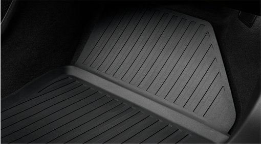 Genuine Volvo V60 Plastic Floor Mats In Black - Manual Models