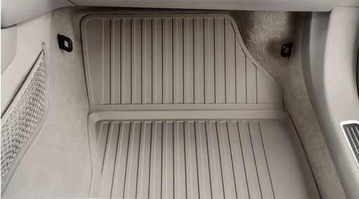 Genuine Volvo V60 Plastic Floor Mats In Blond - Manual Models