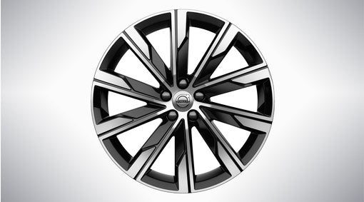 Genuine Volvo V60 20" 10 Spoke Alloy Wheel In Black/Diamond Cut