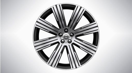 Genuine Volvo Xc90 21" 8 Multi Spoke Black/Diamond Cut Alloy Wheel