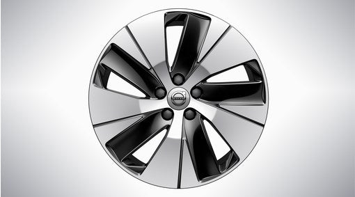 Genuine Volvo Xc40 18" 5 Spoke Alloy Wheel In Black/Diamond Cut