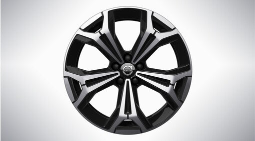 Genuine Volvo Xc60 19" 5 Y Spoke Alloy Wheel In Black/Diamond Cut