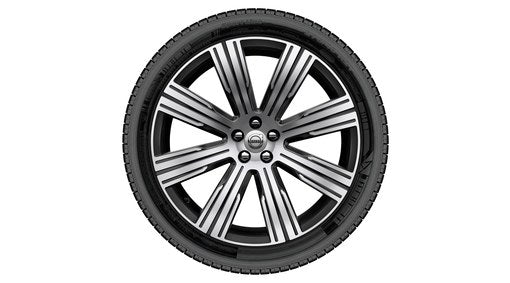 Genuine Volvo Xc90 21" 8 Spoke Black/Diamond Cut Winter Wheels