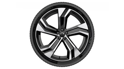 Genuine Volvo Xc90 22" 5 Double Spoke Black/Diamond Cut Winter Wheels