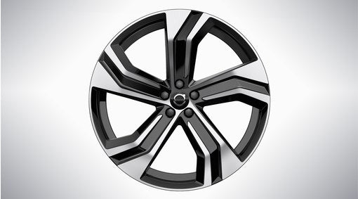 Genuine Volvo Xc90 22" 5 Double Spoke Black/Diamond Cut Alloy Wheel